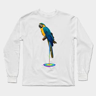 The blue-and-gold macaw, is a large South American parrot. Long Sleeve T-Shirt